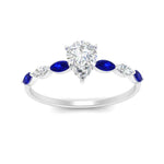 Load image into Gallery viewer, petite-marquise-sapphire-pear-shaped-engagement-ring-in-FD9939PERGSABL-NL-WG