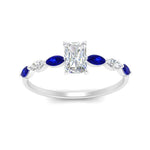 Load image into Gallery viewer, petite-marquise-sapphire-radiant-cut-engagement-ring-in-FD9939RARGSABL-NL-WG