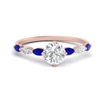 Load image into Gallery viewer, petite-marquise-sapphire-round-cut-engagement-ring-in-FD9939RORGSABL-NL-RG