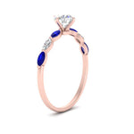 Load image into Gallery viewer, petite-marquise-sapphire-round-cut-engagement-ring-in-FD9939RORGSABL-NL-RG
