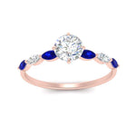 Load image into Gallery viewer, petite-marquise-sapphire-round-cut-engagement-ring-in-FD9939RORGSABL-NL-RG