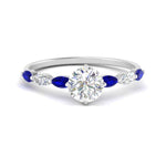 Load image into Gallery viewer, petite-marquise-sapphire-round-cut-engagement-ring-in-FD9939RORGSABL-NL-WG
