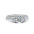 Thumbnail 45 - petite-micropave-asscher-cut-three-stone-diamond-engagement-ring-in-white-gold-FD9383ASR-NL-WG