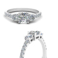 Thumbnail 56 - petite-micropave-asscher-cut-three-stone-diamond-engagement-ring-in-white-gold-FD9383ASR-NL-WG