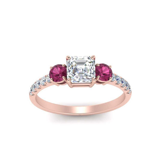 petite-micropave-asscher-cut-three-stone-diamond-engagement-ring-with-pink-sapphire-in-rose-gold-FD9383ASRGSADRPI-NL-RG