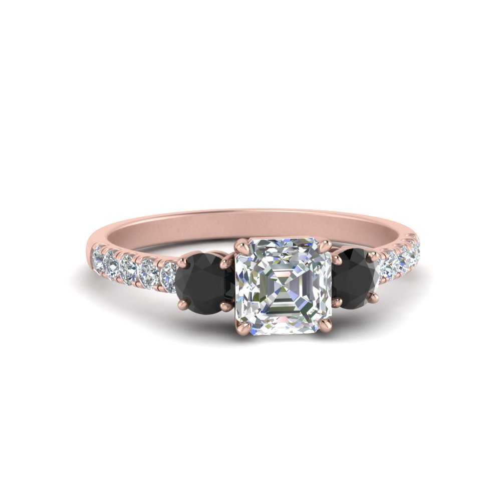 petite-micropave-asscher-cut-three-stone-engagement-ring-with-black-diamond-in-rose-gold-FD9383ASRGBLACK-NL-RG