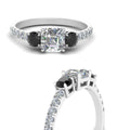 Thumbnail 83 - petite-micropave-asscher-cut-three-stone-engagement-ring-with-black-diamond-in-white-gold-FD9383ASRGBLACK-NL-WG