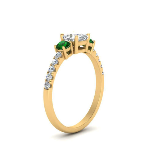 petite-micropave-cushion-cut-three-stone-diamond-engagement-ring-with-emerald-in-yellow-gold-FD9383CURGEMGR-NL-YG