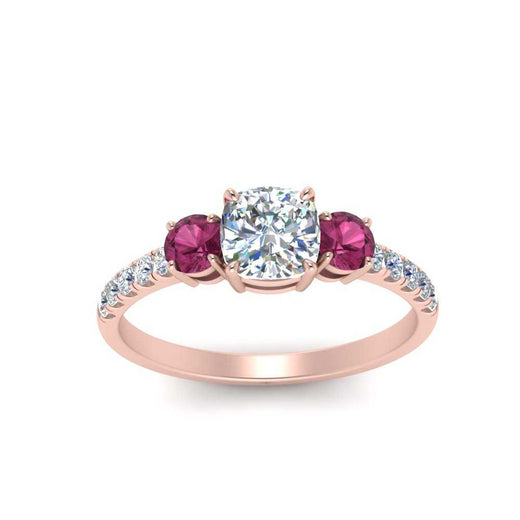 petite-micropave-cushion-cut-three-stone-diamond-engagement-ring-with-pink-sapphire-in-rose-gold-FD9383CURGSADRPI-NL-RG