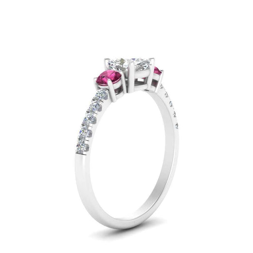 petite-micropave-cushion-cut-three-stone-diamond-engagement-ring-with-pink-sapphire-in-white-gold-FD9383CURGSADRPI-NL-WG