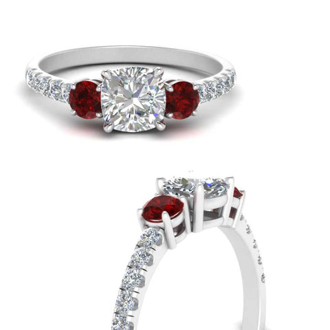 petite-micropave-cushion-cut-three-stone-diamond-engagement-ring-with-ruby-in-white-gold-FD9383CURGRUDR-NL-WG