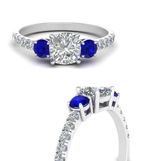 petite-micropave-cushion-cut-three-stone-diamond-engagement-ring-with-sapphire-in-white-gold-FD9383CURGSABL-NL-WG