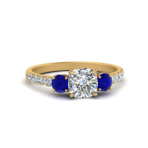petite-micropave-cushion-cut-three-stone-diamond-engagement-ring-with-sapphire-in-yellow-gold-FD9383CURGSABL-NL-YG