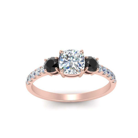 petite-micropave-cushion-cut-three-stone-engagement-ring-with-black-diamond-in-rose-gold-FD9383CURGBLACK-NL-RG