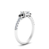 Load image into Gallery viewer, petite-micropave-cushion-cut-three-stone-engagement-ring-with-black-diamond-in-white-gold-FD9383CURGBLACK-NL-WG