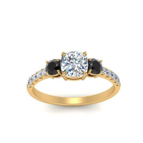 petite-micropave-cushion-cut-three-stone-engagement-ring-with-black-diamond-in-yellow-gold-FD9383CURGBLACK-NL-YG