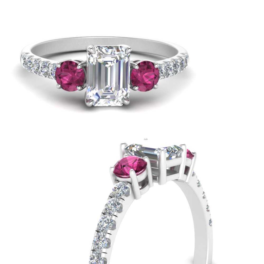 petite-micropave-emerald-cut-three-stone-diamond-engagement-ring-with-pink-sapphire-in-white-gold-FD9383EMRGSADRPI-NL-WG