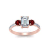 Load image into Gallery viewer, petite-micropave-emerald-cut-three-stone-diamond-engagement-ring-with-ruby-in-rose-gold-FD9383EMRGRUDR-NL-RG