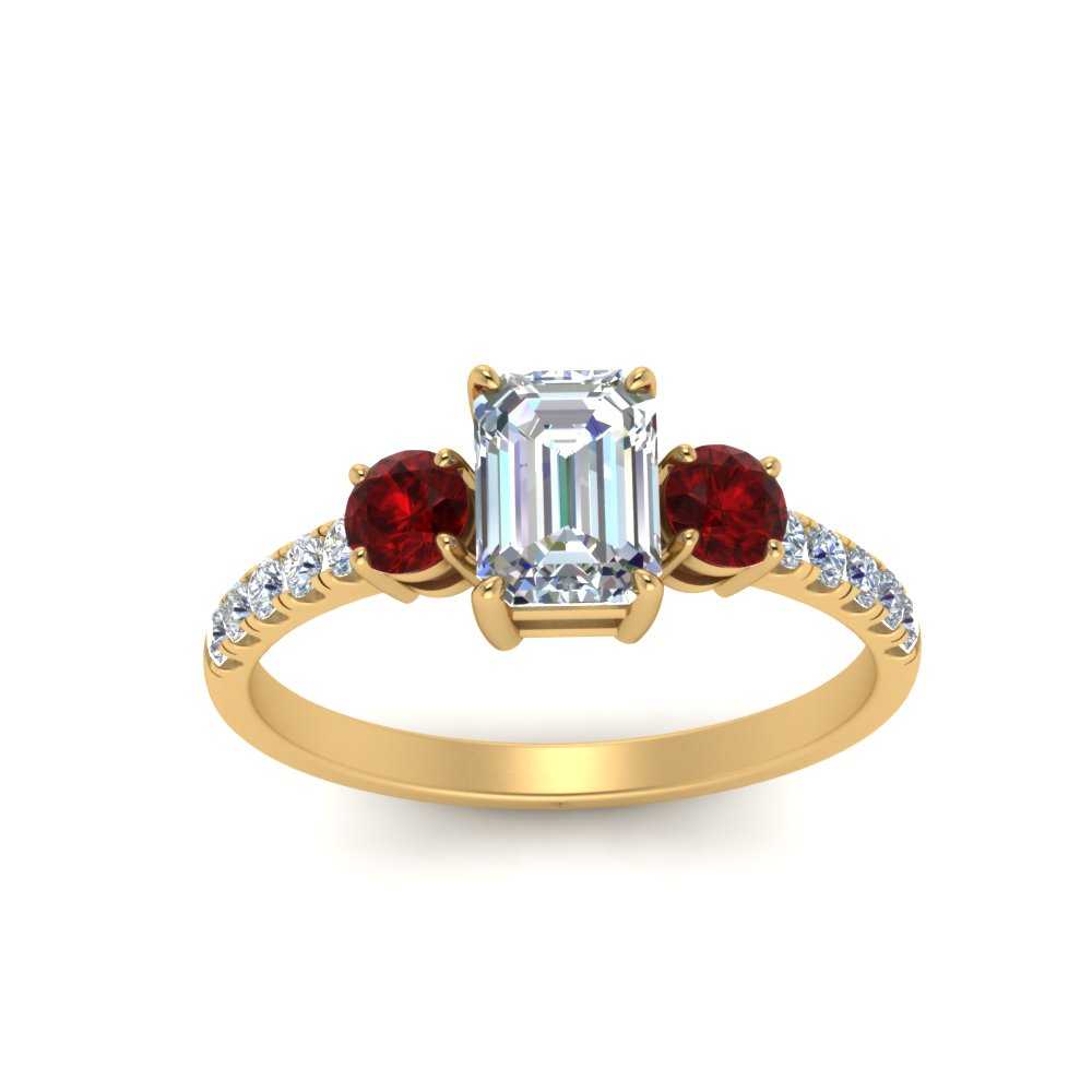 petite-micropave-emerald-cut-three-stone-diamond-engagement-ring-with-ruby-in-yellow-gold-FD9383EMRGRUDR-NL-YG