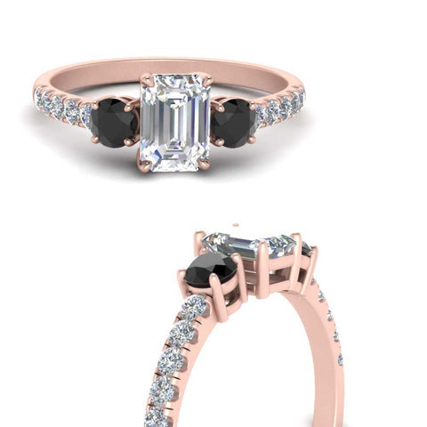 petite-micropave-emerald-cut-three-stone-engagement-ring-with-black-diamond-in-rose-gold-FD9383EMRGBLACK-NL-RG