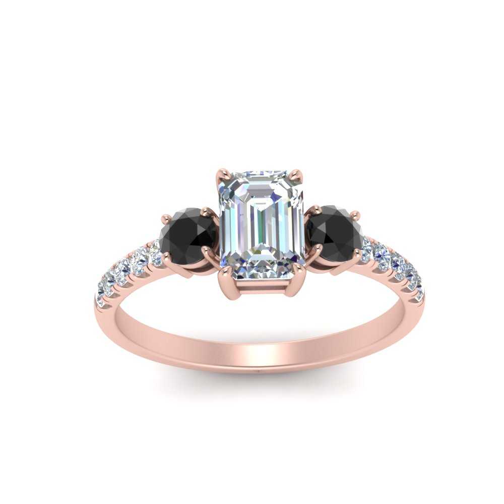 petite-micropave-emerald-cut-three-stone-engagement-ring-with-black-diamond-in-rose-gold-FD9383EMRGBLACK-NL-RG