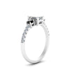 Load image into Gallery viewer, petite-micropave-emerald-cut-three-stone-engagement-ring-with-black-diamond-in-white-gold-FD9383EMRGBLACK-NL-WG