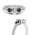Thumbnail 82 - petite-micropave-emerald-cut-three-stone-engagement-ring-with-black-diamond-in-white-gold-FD9383EMRGBLACK-NL-WG