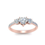 Load image into Gallery viewer, petite-micropave-heart-shaped-three-stone-diamond-engagement-ring-in-rose-gold-FD9383HTR-NL-RG
