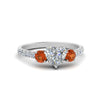 Load image into Gallery viewer, petite-micropave-heart-shaped-three-stone-diamond-engagement-ring-with-orange-sapphire-in-white-gold-FD9383HTRGSAOR-NL-WG