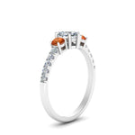 Load image into Gallery viewer, petite-micropave-heart-shaped-three-stone-diamond-engagement-ring-with-orange-sapphire-in-white-gold-FD9383HTRGSAOR-NL-WG