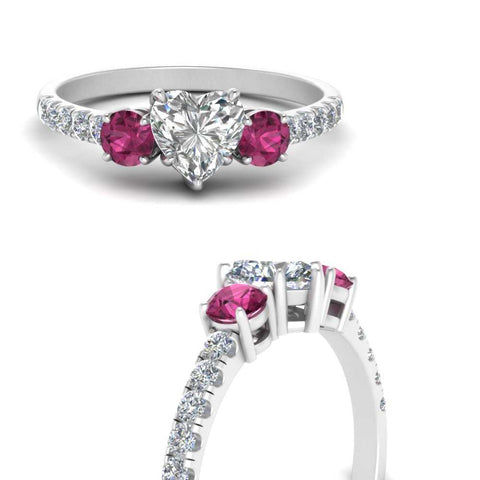 petite-micropave-heart-shaped-three-stone-diamond-engagement-ring-with-pink-sapphire-in-white-gold-FD9383HTRGSADRPI-NL-WG