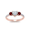 Load image into Gallery viewer, petite-micropave-heart-shaped-three-stone-diamond-engagement-ring-with-ruby-in-rose-gold-FD9383HTRGRUDR-NL-RG