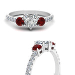 Load image into Gallery viewer, petite-micropave-heart-shaped-three-stone-diamond-engagement-ring-with-ruby-in-white-gold-FD9383HTRGRUDR-NL-WG
