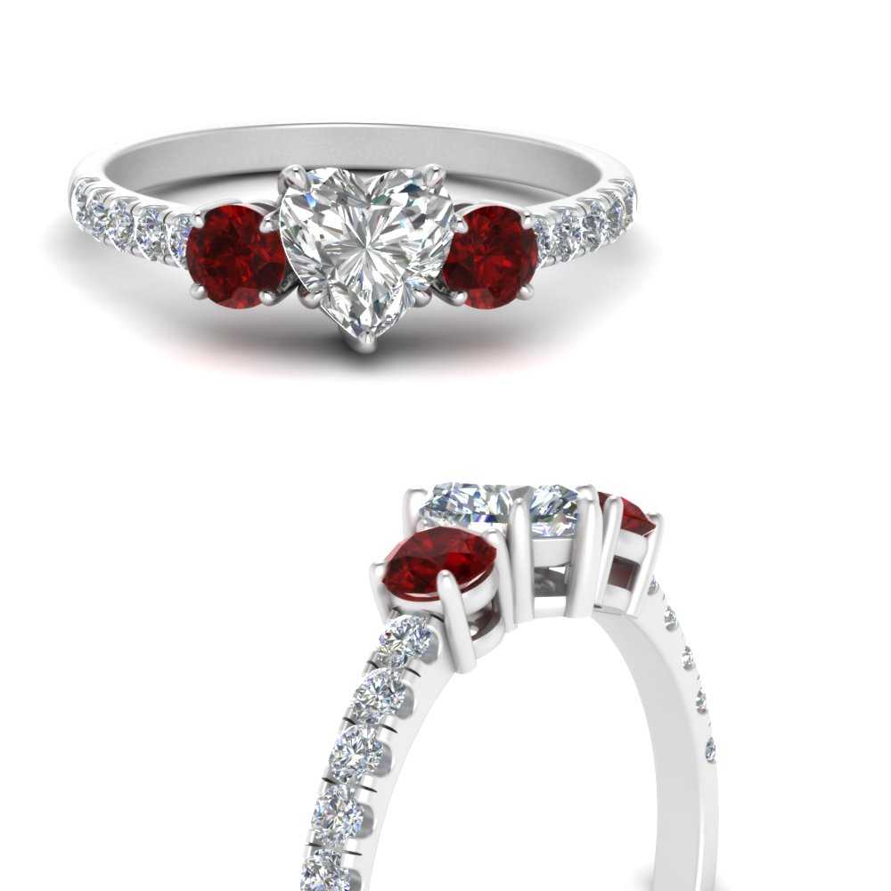 petite-micropave-heart-shaped-three-stone-diamond-engagement-ring-with-ruby-in-white-gold-FD9383HTRGRUDR-NL-WG