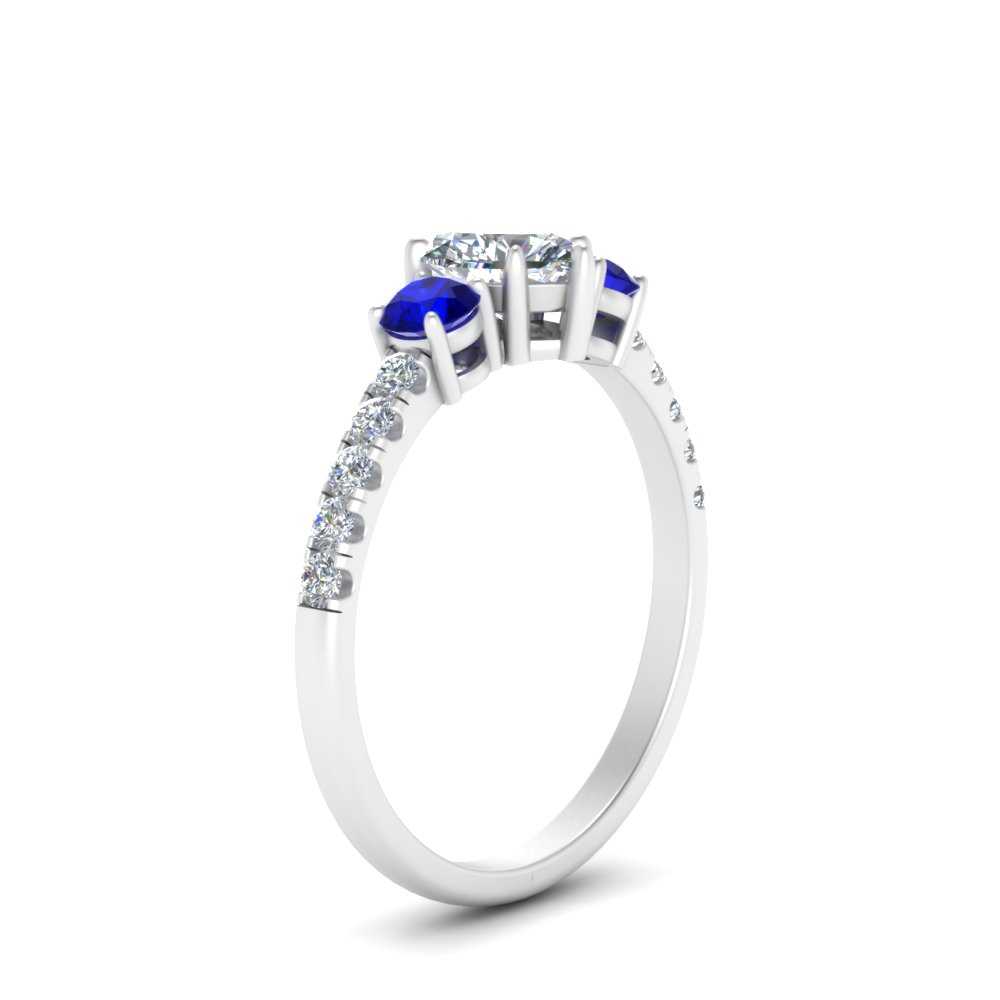 petite-micropave-heart-shaped-three-stone-diamond-engagement-ring-with-sapphire-in-white-gold-FD9383HTRGSABL-NL-WG