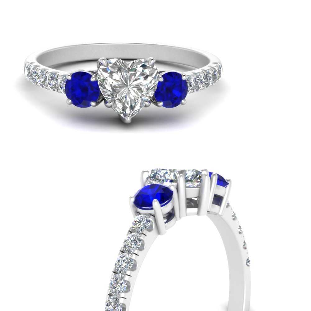 petite-micropave-heart-shaped-three-stone-diamond-engagement-ring-with-sapphire-in-white-gold-FD9383HTRGSABL-NL-WG