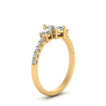 Load image into Gallery viewer, petite-micropave-marquise-cut-three-stone-diamond-engagement-ring-in-yellow-gold-FD9383MQR-NL-YG
