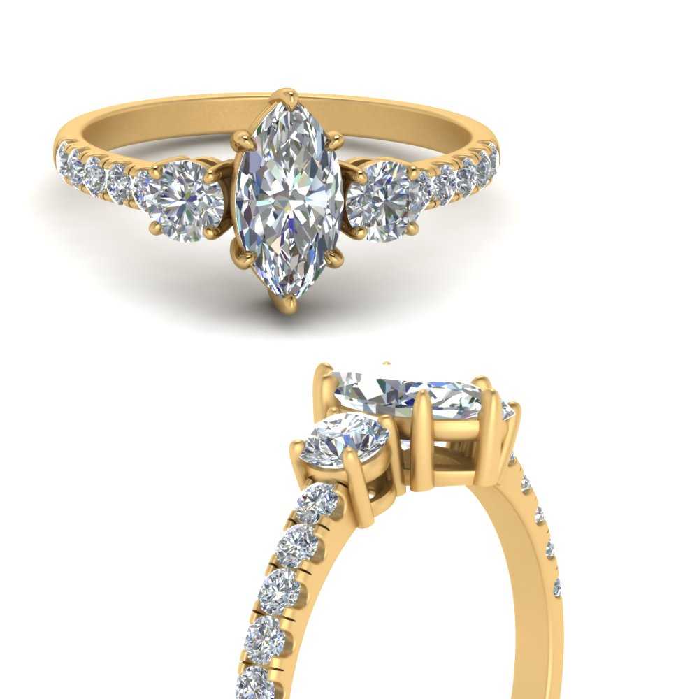 petite-micropave-marquise-cut-three-stone-diamond-engagement-ring-in-yellow-gold-FD9383MQR-NL-YG