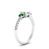 Load image into Gallery viewer, petite-micropave-marquise-cut-three-stone-diamond-engagement-ring-with-emerald-in-white-gold-FD9383MQRGEMGR-NL-WG