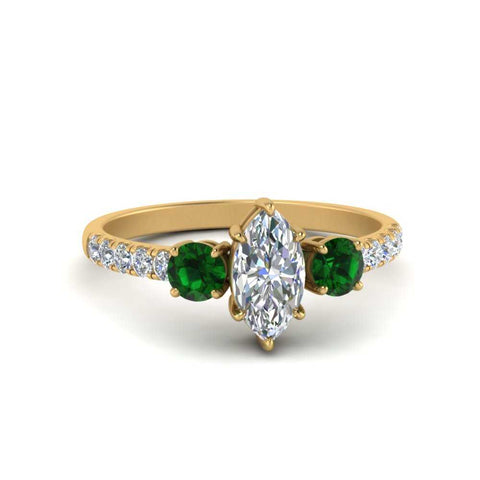 petite-micropave-marquise-cut-three-stone-diamond-engagement-ring-with-emerald-in-yellow-gold-FD9383MQRGEMGR-NL-YG