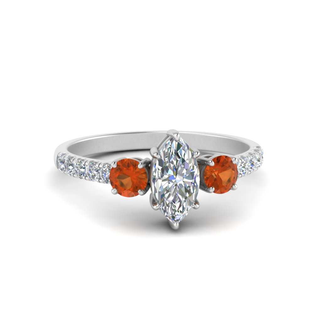 petite-micropave-marquise-cut-three-stone-diamond-engagement-ring-with-orange-sapphire-in-white-gold-FD9383MQRGSAOR-NL-WG