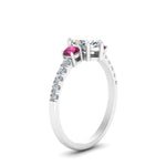 Load image into Gallery viewer, petite-micropave-marquise-cut-three-stone-diamond-engagement-ring-with-pink-sapphire-in-white-gold-FD9383MQRGSADRPI-NL-WG
