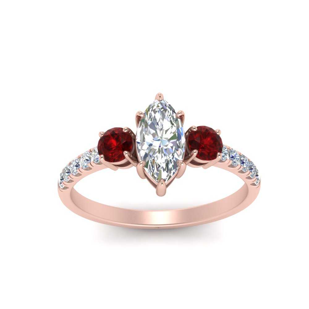 petite-micropave-marquise-cut-three-stone-diamond-engagement-ring-with-ruby-in-rose-gold-FD9383MQRGRUDR-NL-RG