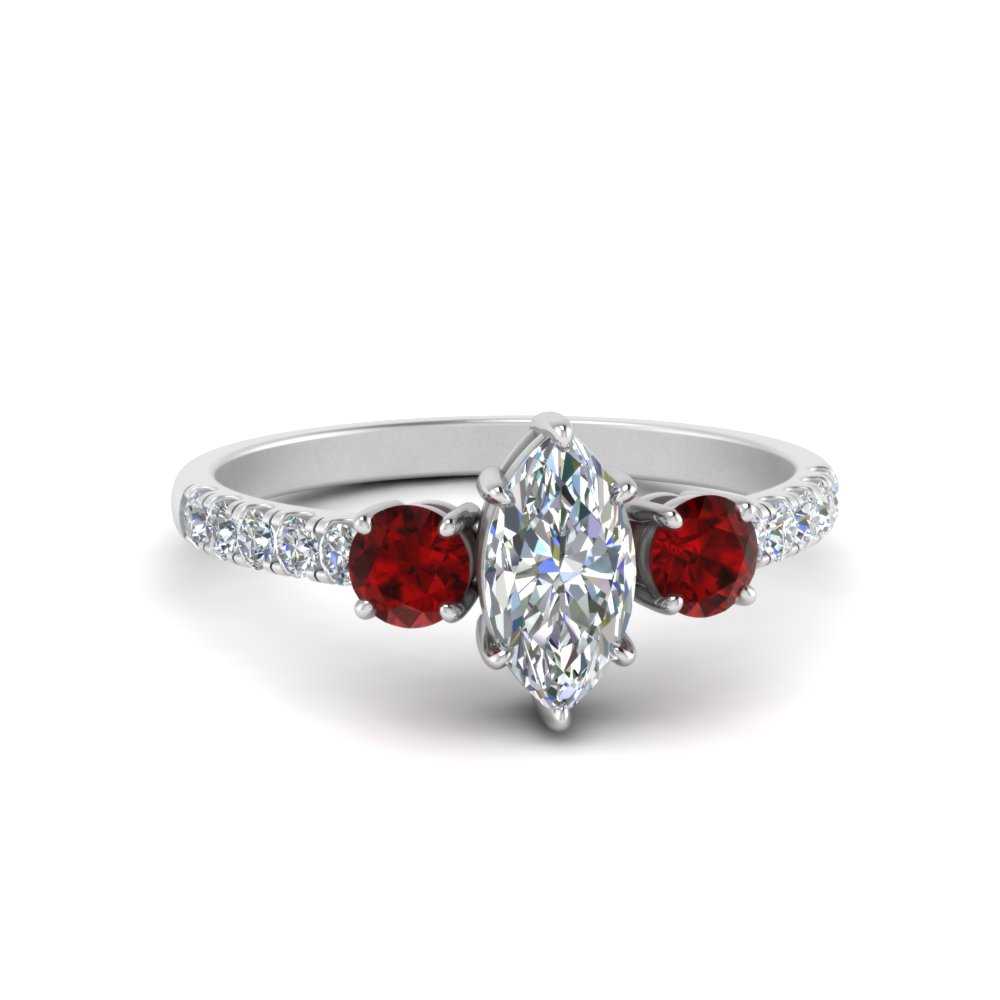 petite-micropave-marquise-cut-three-stone-diamond-engagement-ring-with-ruby-in-white-gold-FD9383MQRGRUDR-NL-WG