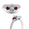 Load image into Gallery viewer, petite-micropave-marquise-cut-three-stone-diamond-engagement-ring-with-ruby-in-white-gold-FD9383MQRGRUDR-NL-WG