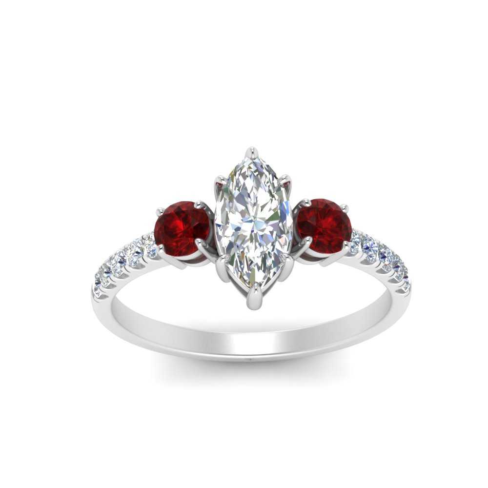 petite-micropave-marquise-cut-three-stone-diamond-engagement-ring-with-ruby-in-white-gold-FD9383MQRGRUDR-NL-WG