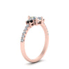 Load image into Gallery viewer, petite-micropave-marquise-cut-three-stone-engagement-ring-with-black-diamond-in-rose-gold-FD9383MQRGBLACK-NL-RG