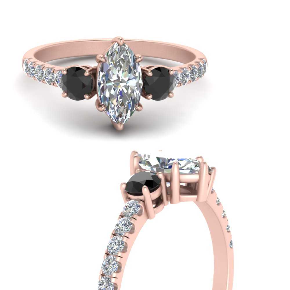 petite-micropave-marquise-cut-three-stone-engagement-ring-with-black-diamond-in-rose-gold-FD9383MQRGBLACK-NL-RG