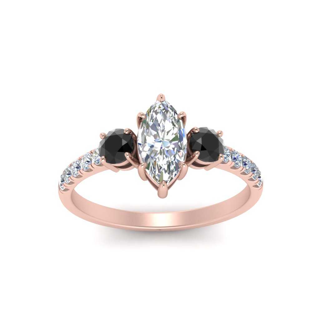 petite-micropave-marquise-cut-three-stone-engagement-ring-with-black-diamond-in-rose-gold-FD9383MQRGBLACK-NL-RG