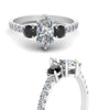 Load image into Gallery viewer, petite-micropave-marquise-cut-three-stone-engagement-ring-with-black-diamond-in-white-gold-FD9383MQRGBLACK-NL-WG